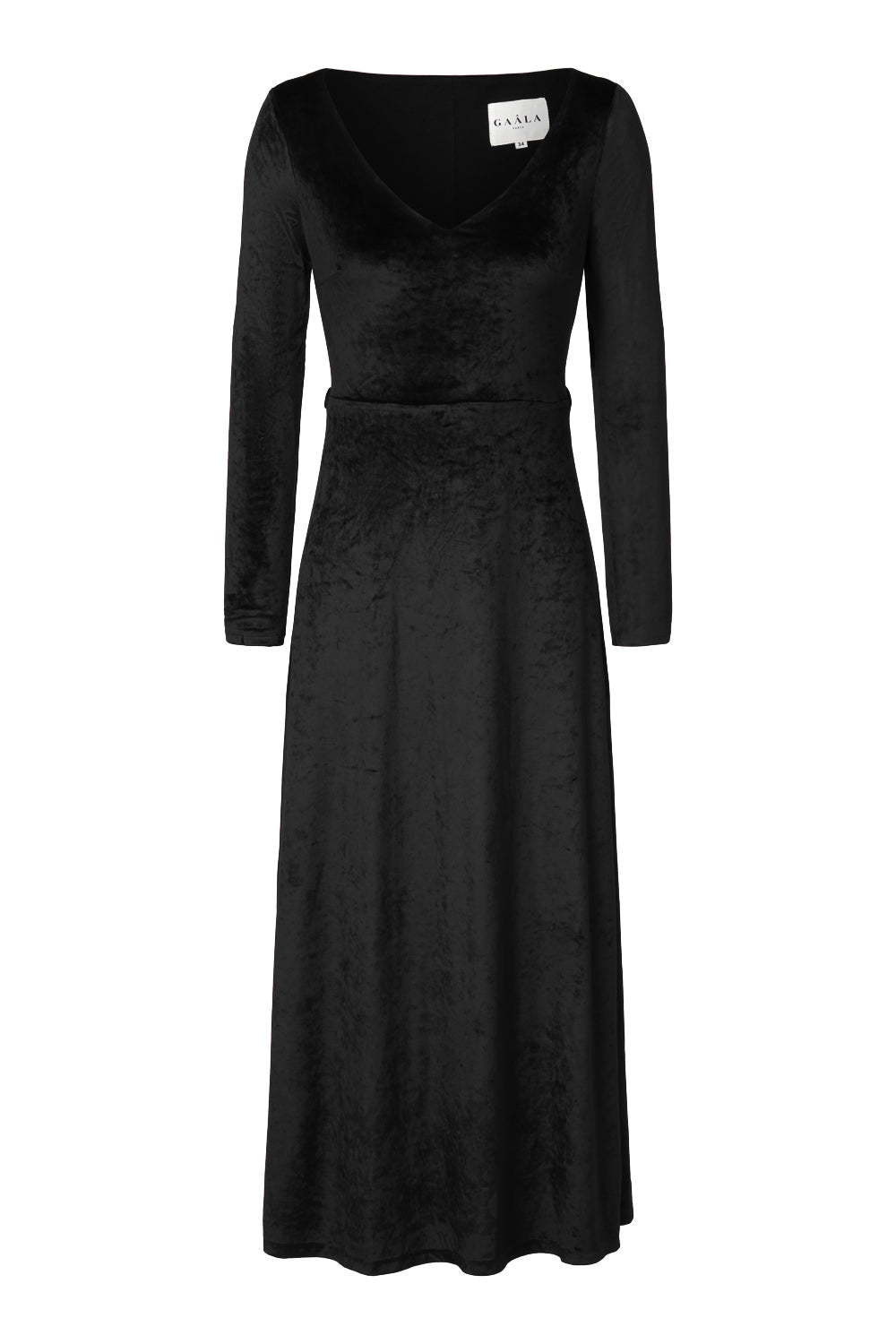Azure Velvet Dress