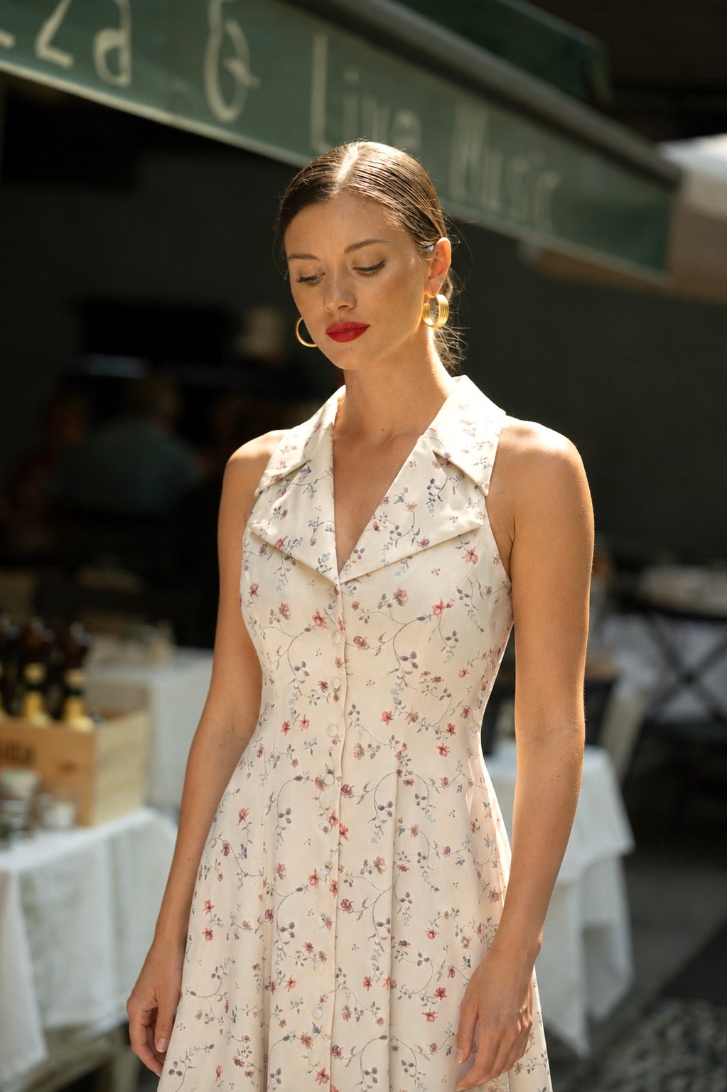 Clarice Halter Top Dress