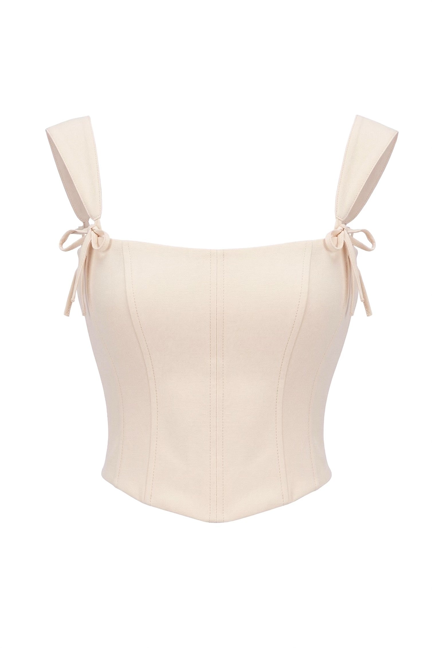 Jeanette Linen Corset Top