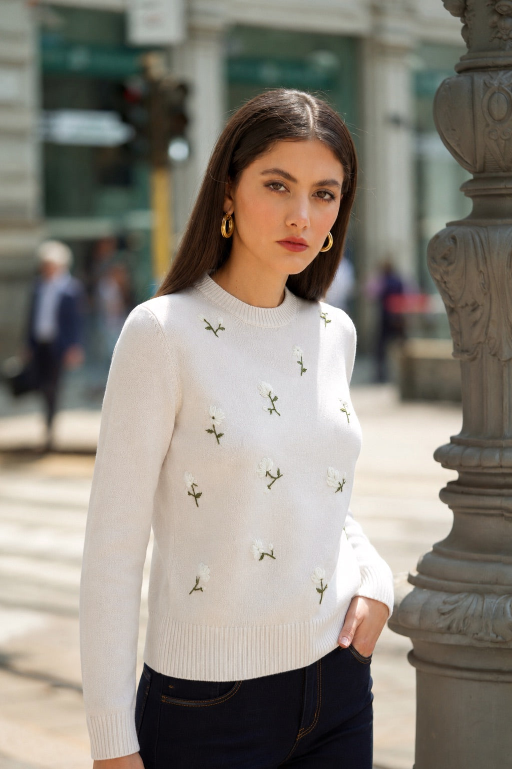 Lucas Embroidered Sweater