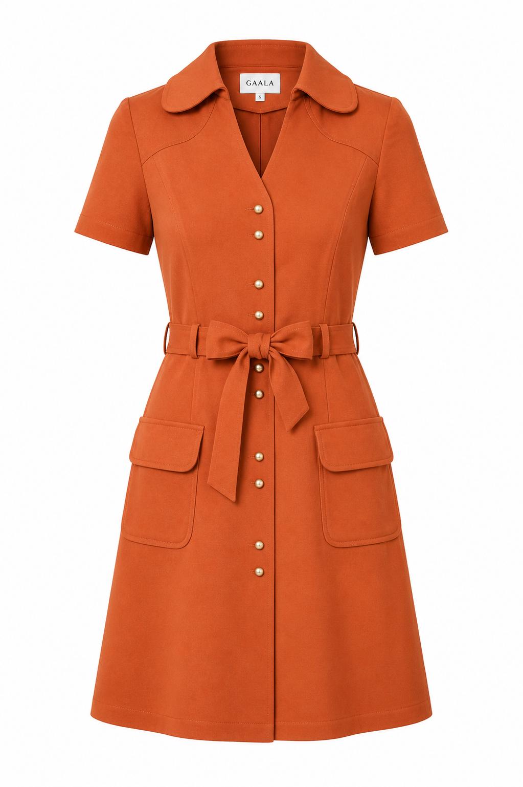 Paris Belted Dress