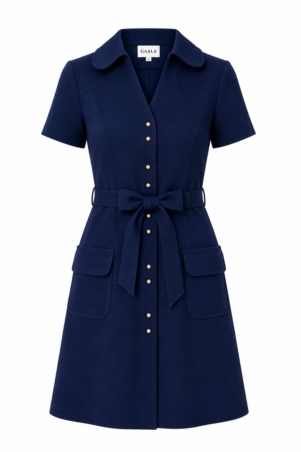 Paris Belted Dress