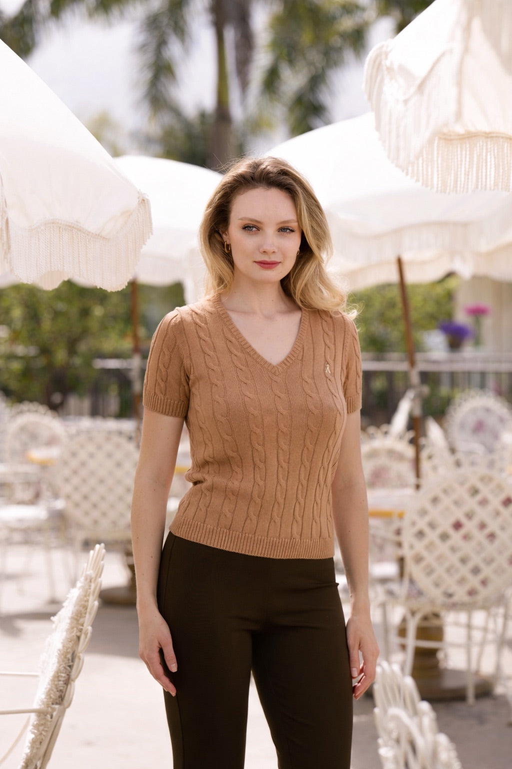Talina Cable Knit Top