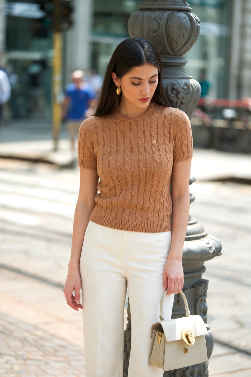Tina Cable Knit Top