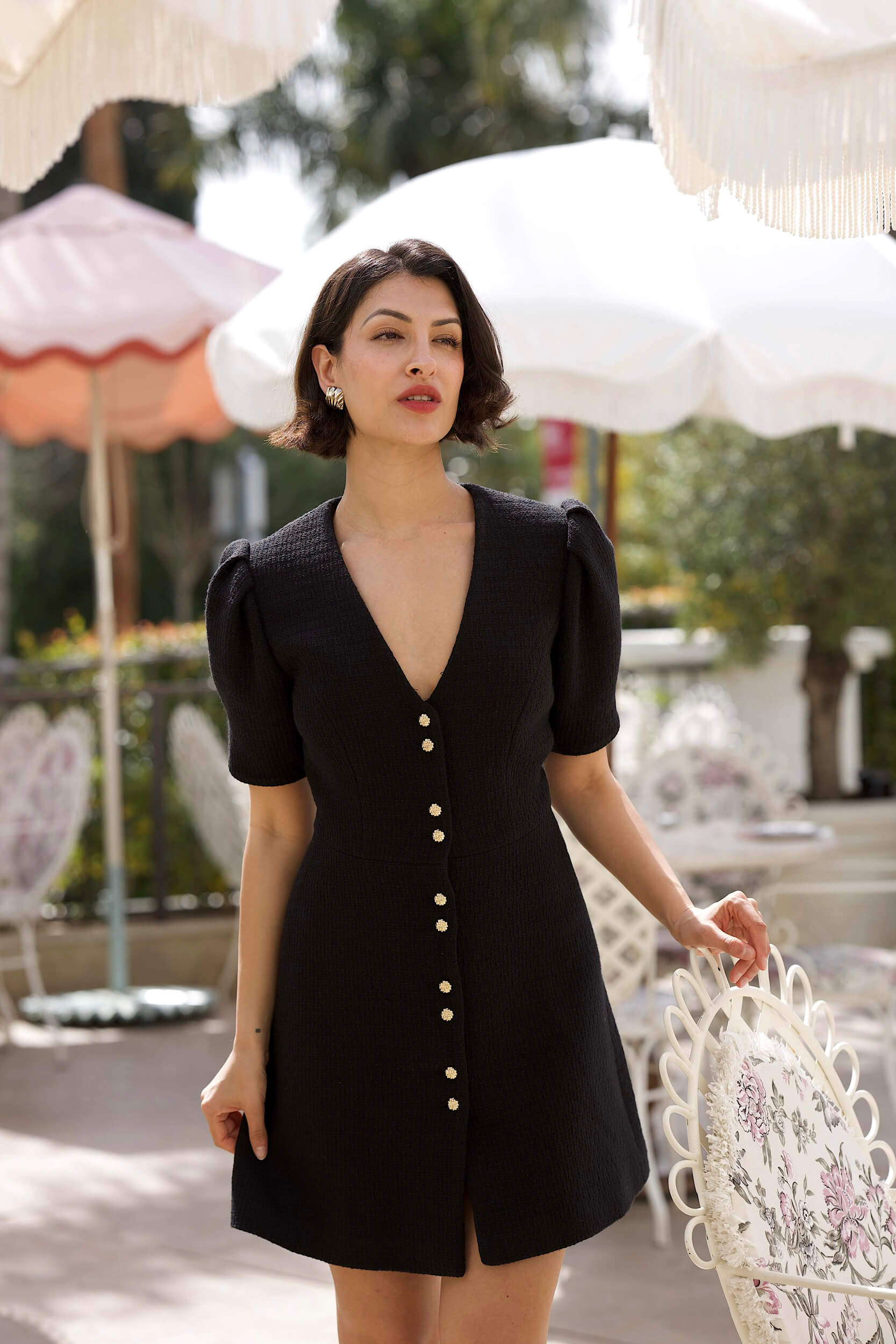 Matilda Cotton Tweed Dress