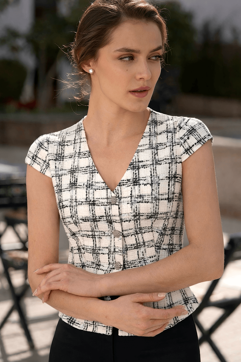 Alana Peplum Top