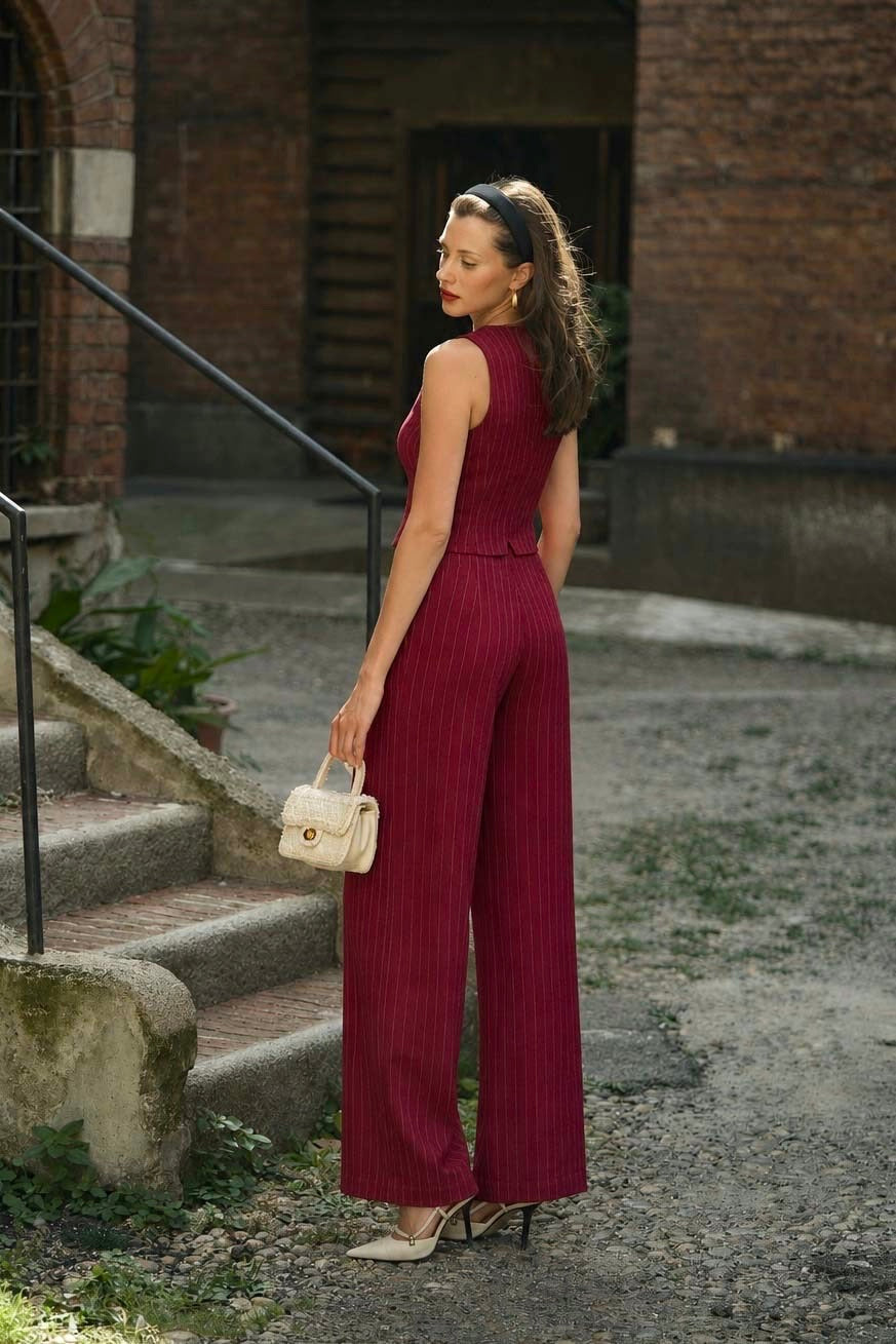 Adelia Striped Pants