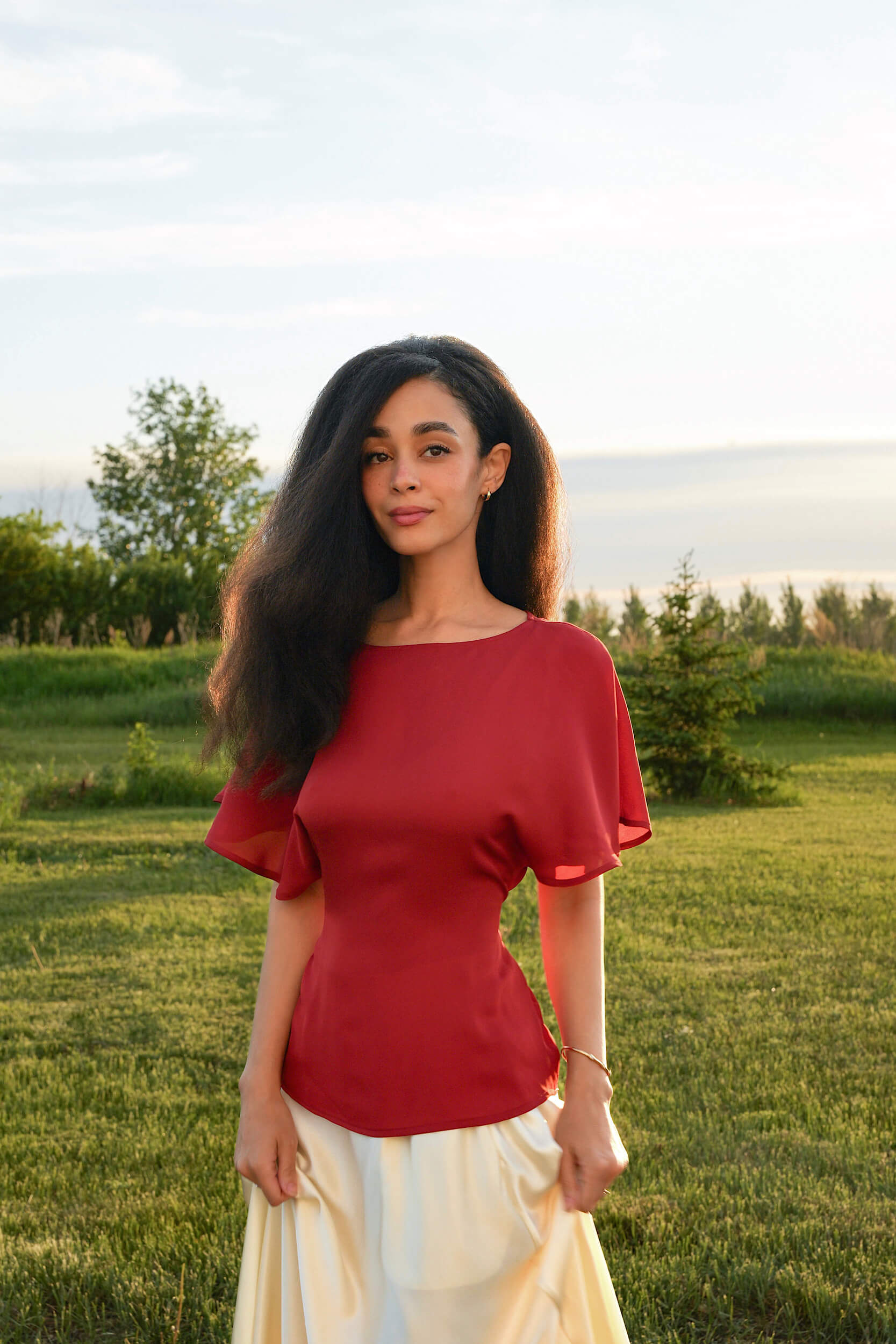 Lyra Silk Top