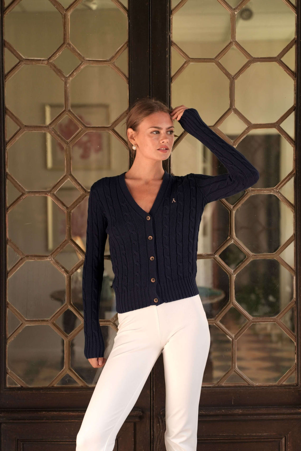 Vince Cotton Cashmere Cardigan
