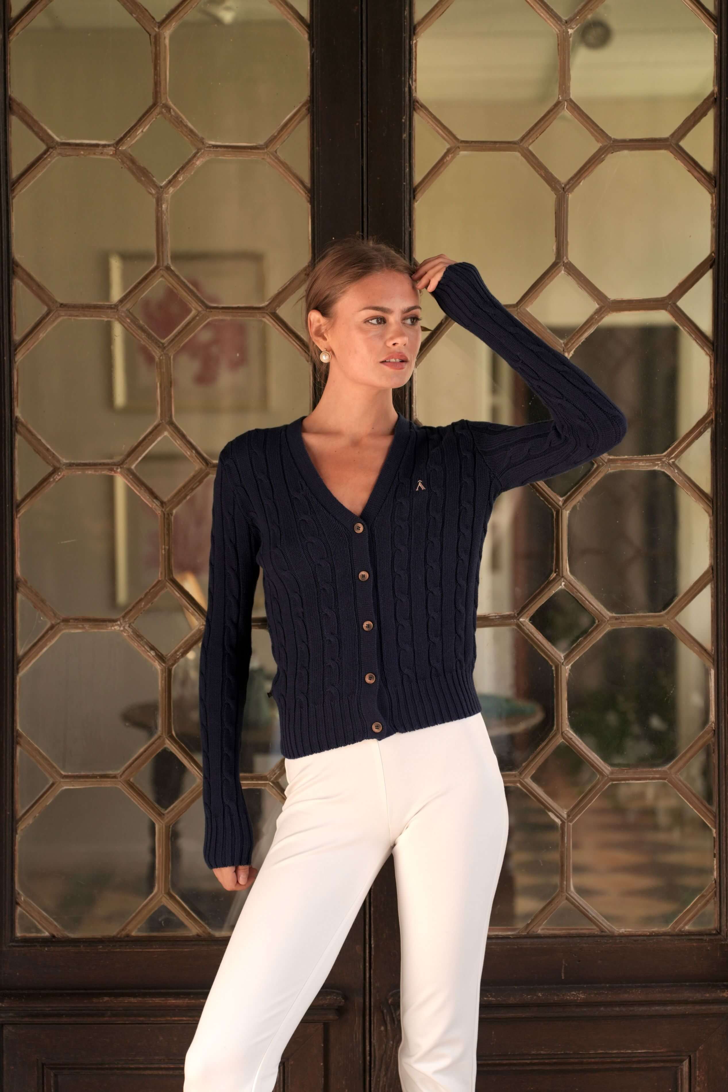 Vince Cotton Cashmere Cardigan