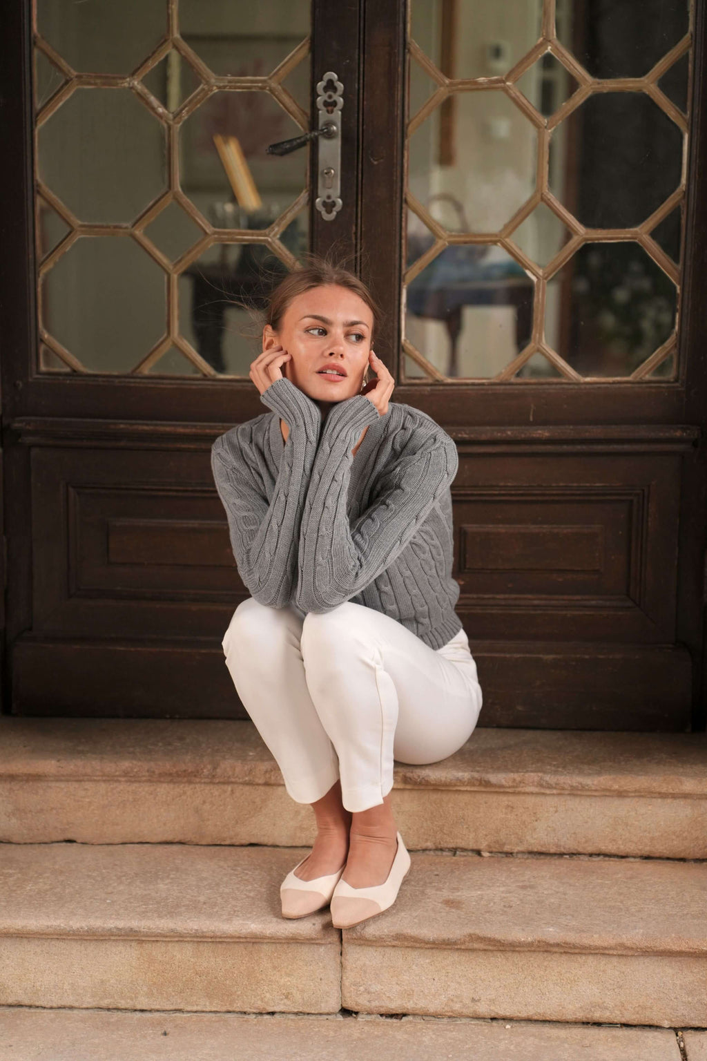Vince Cotton Cashmere Cardigan