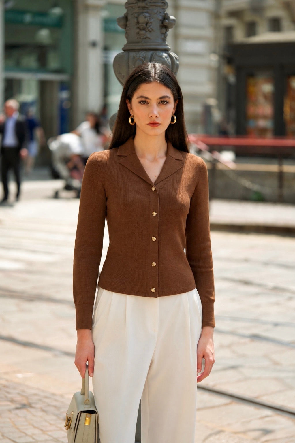 Nella Merino Wool Top