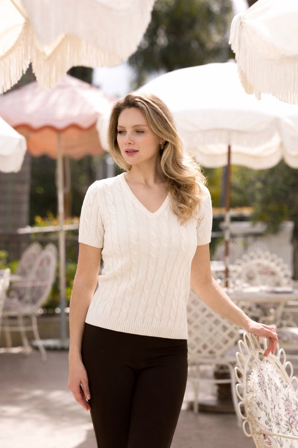Talina Cable Knit Top