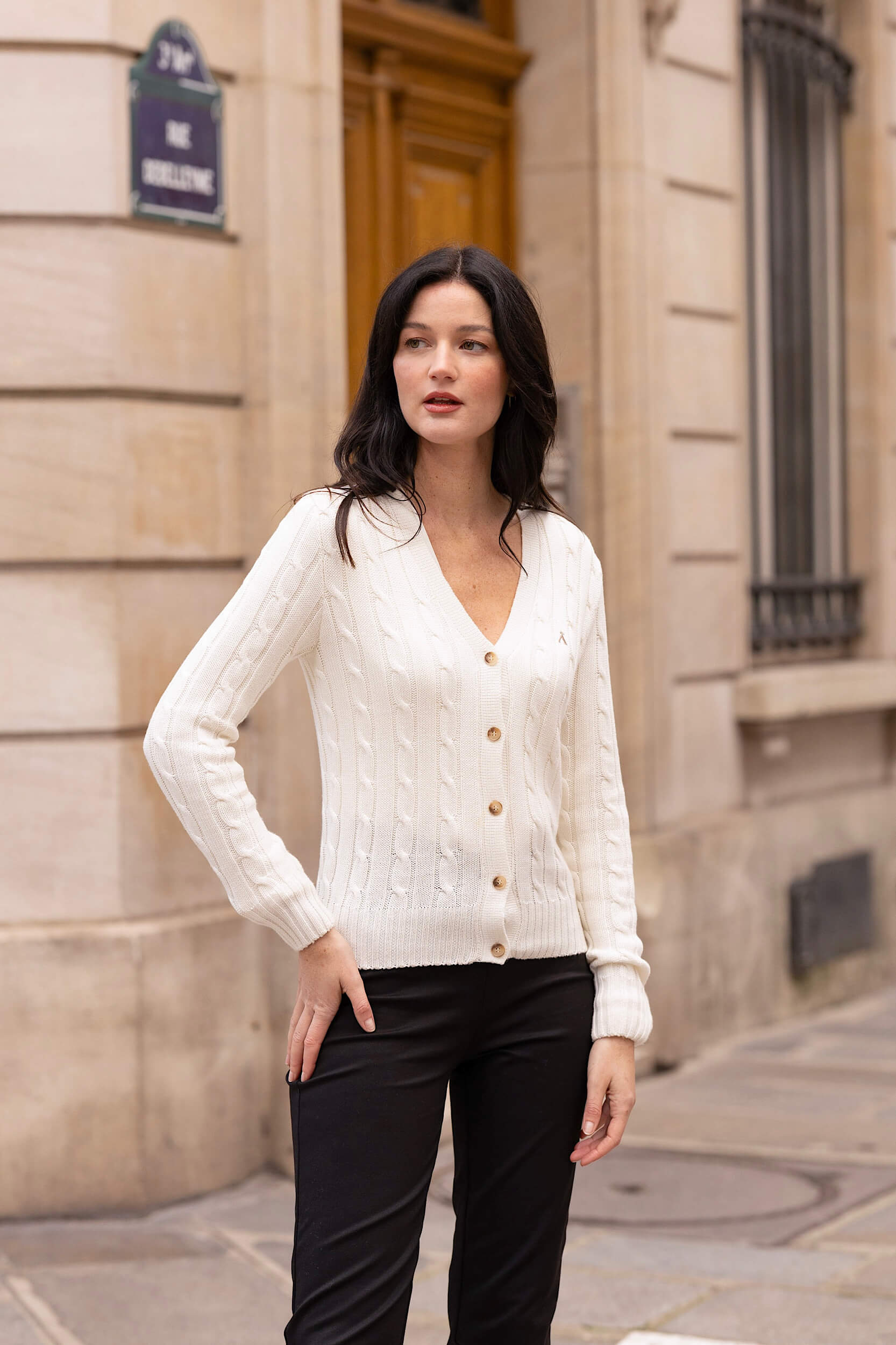 Vince Cotton Cashmere Cardigan