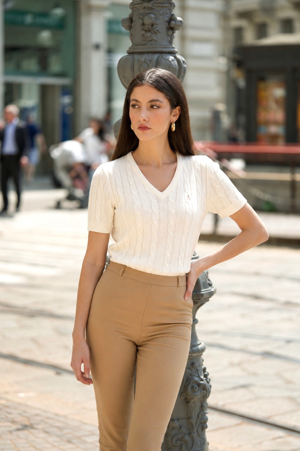 Talina Cable Knit Top