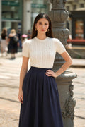 Tina Cable Knit Top