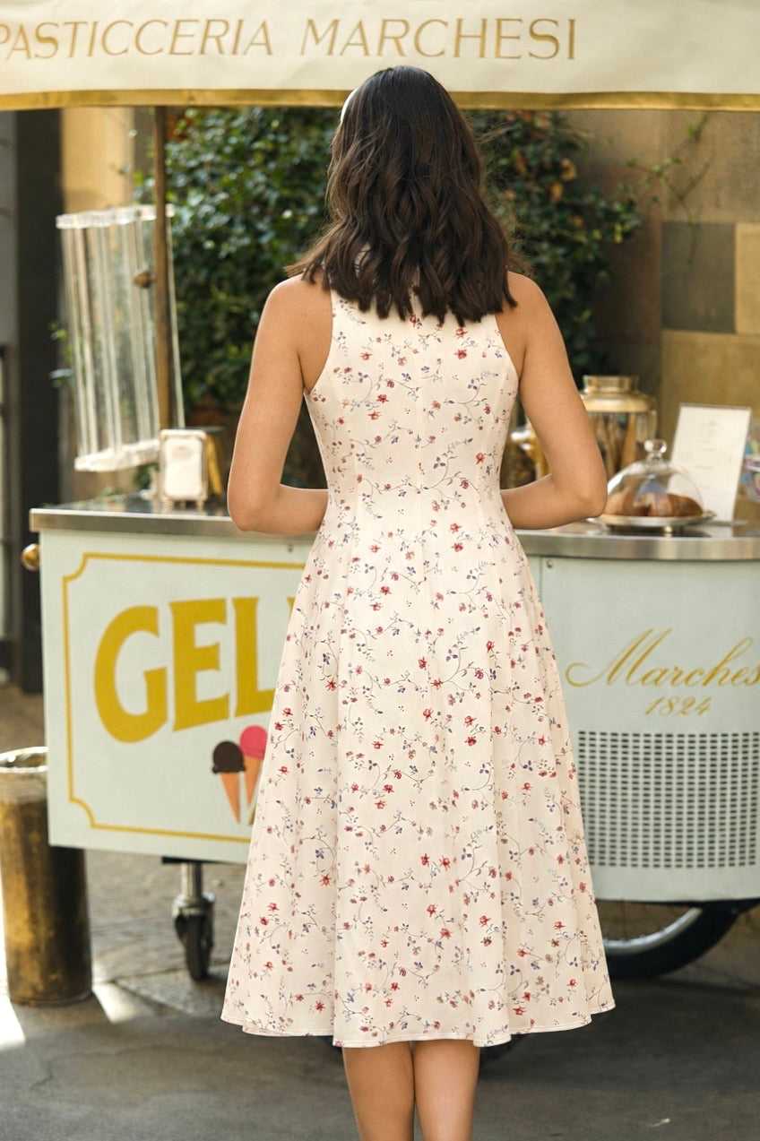 Clarice Halter Top Dress
