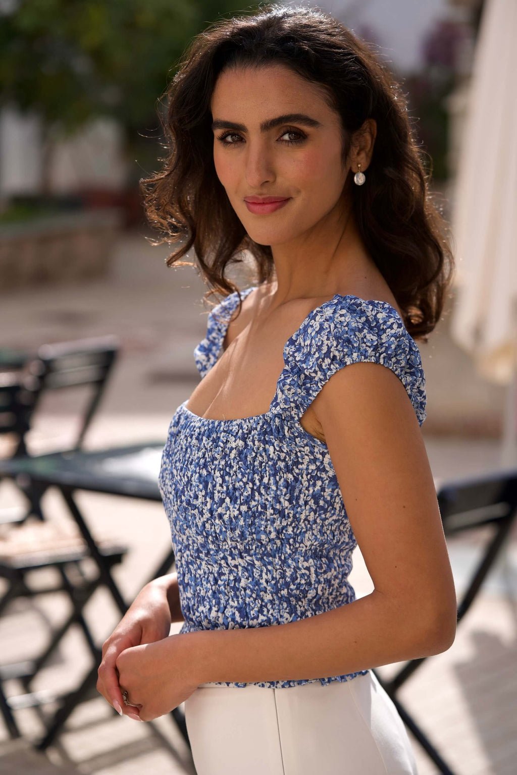 Lucy Smocked Top