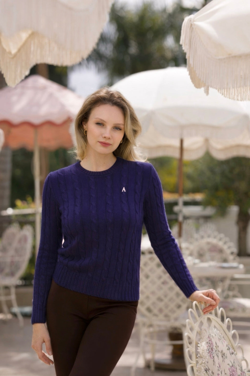 Christina Cotton Cashmere Sweater