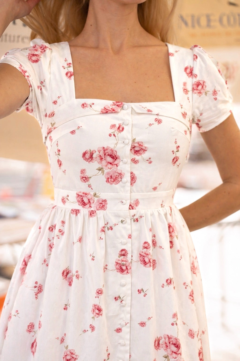 Estelle Button Down Dress