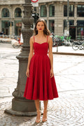 Bardot Linen Dress