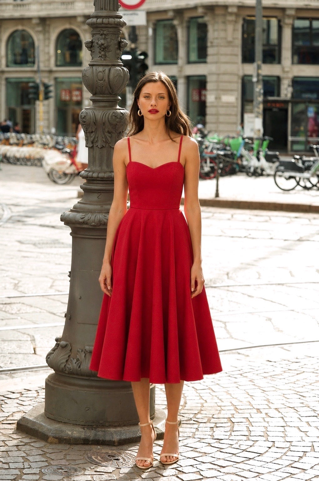 Bardot Linen Dress