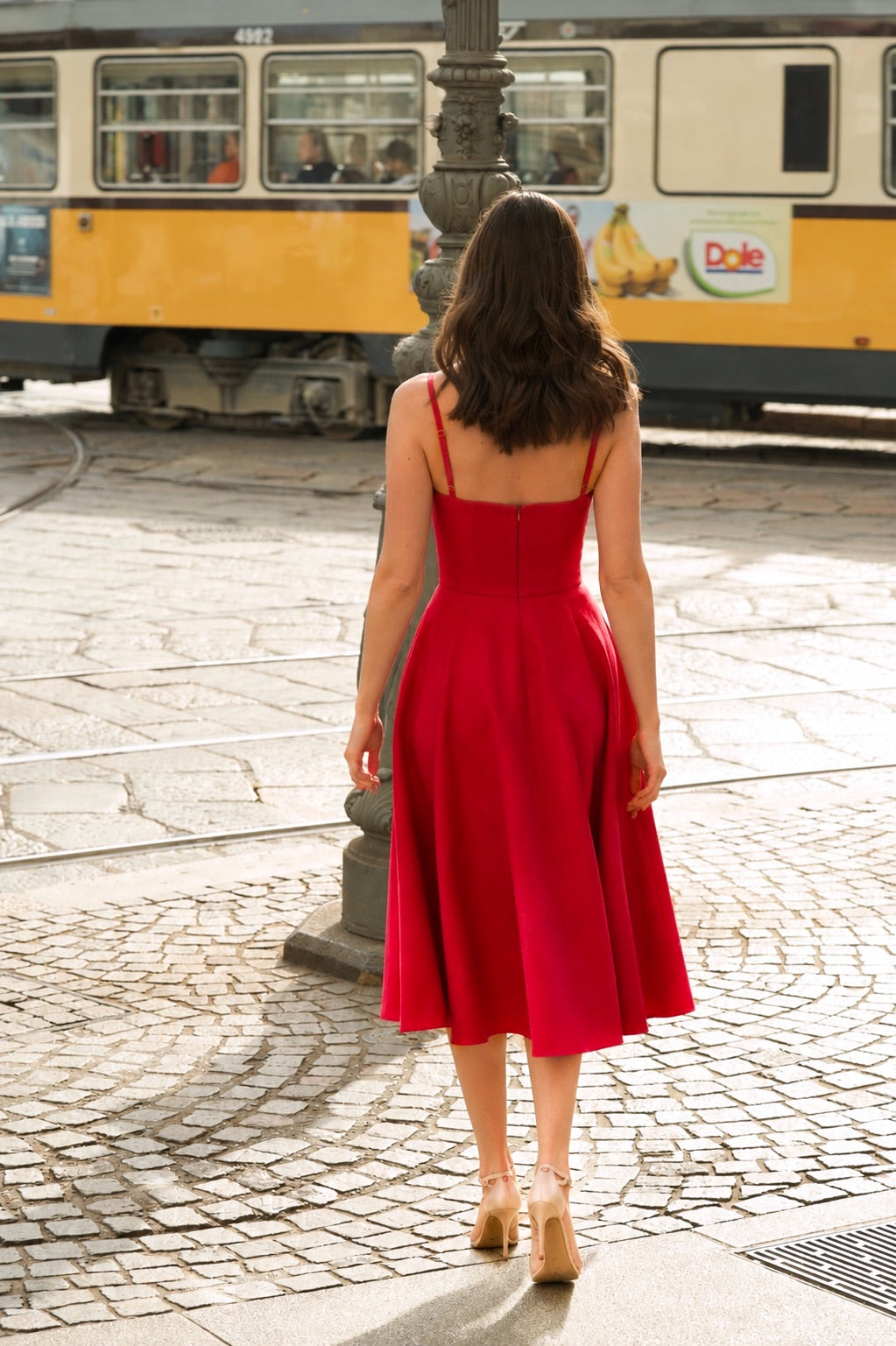 Bardot Linen Dress
