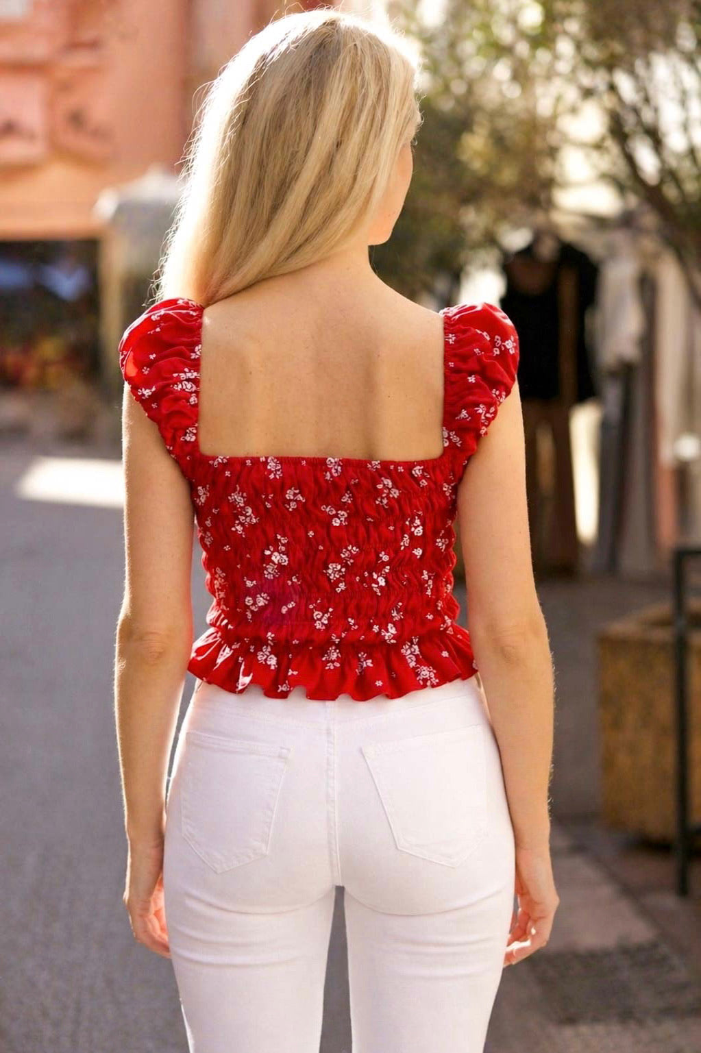 Lucy Smocked Top