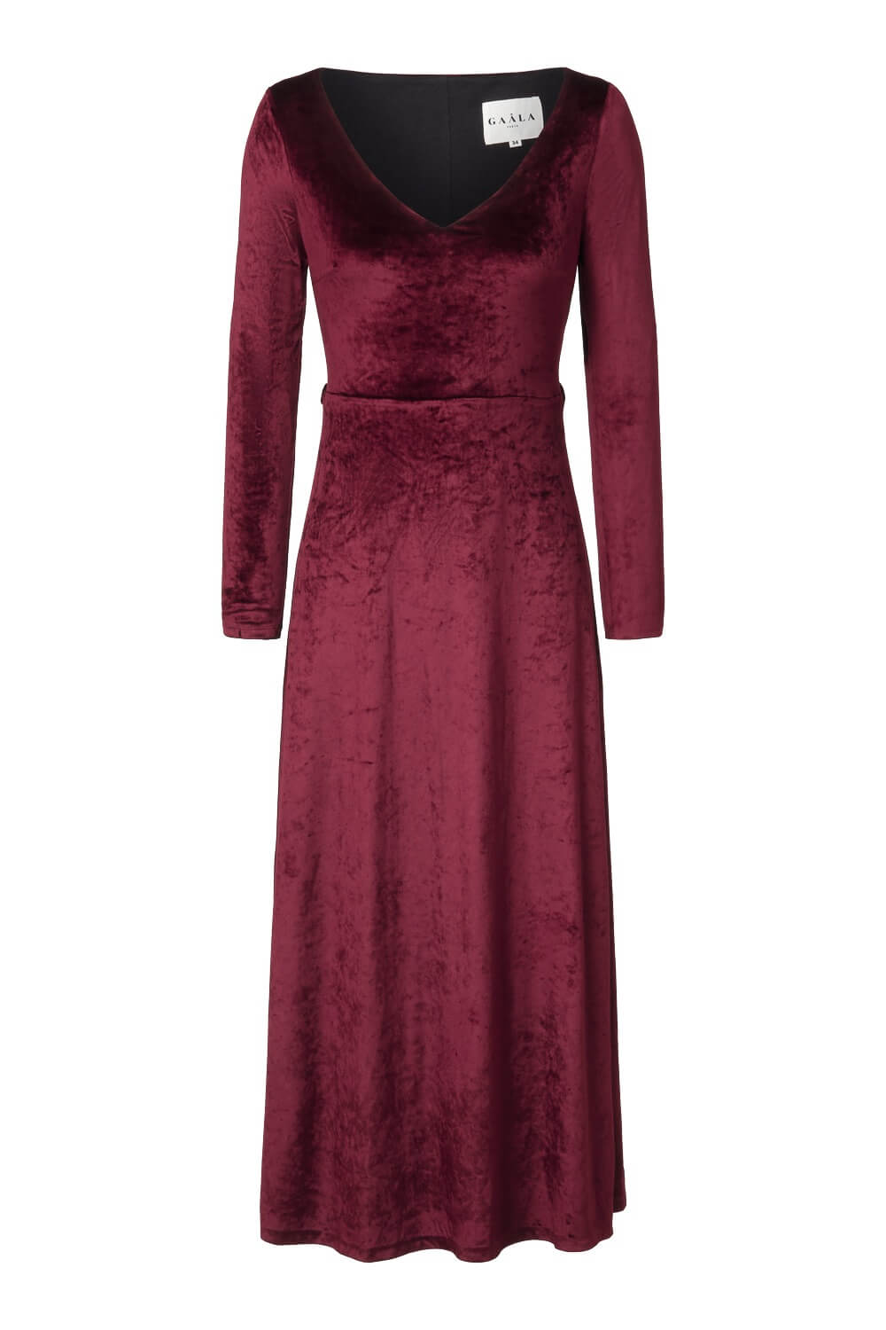 Azure Velvet Dress