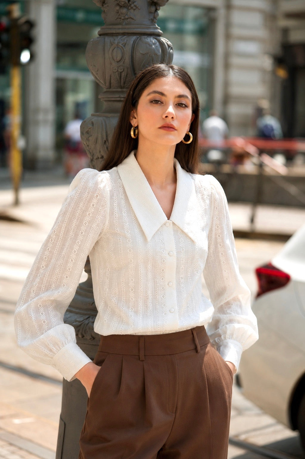 Yves Cotton Blouse